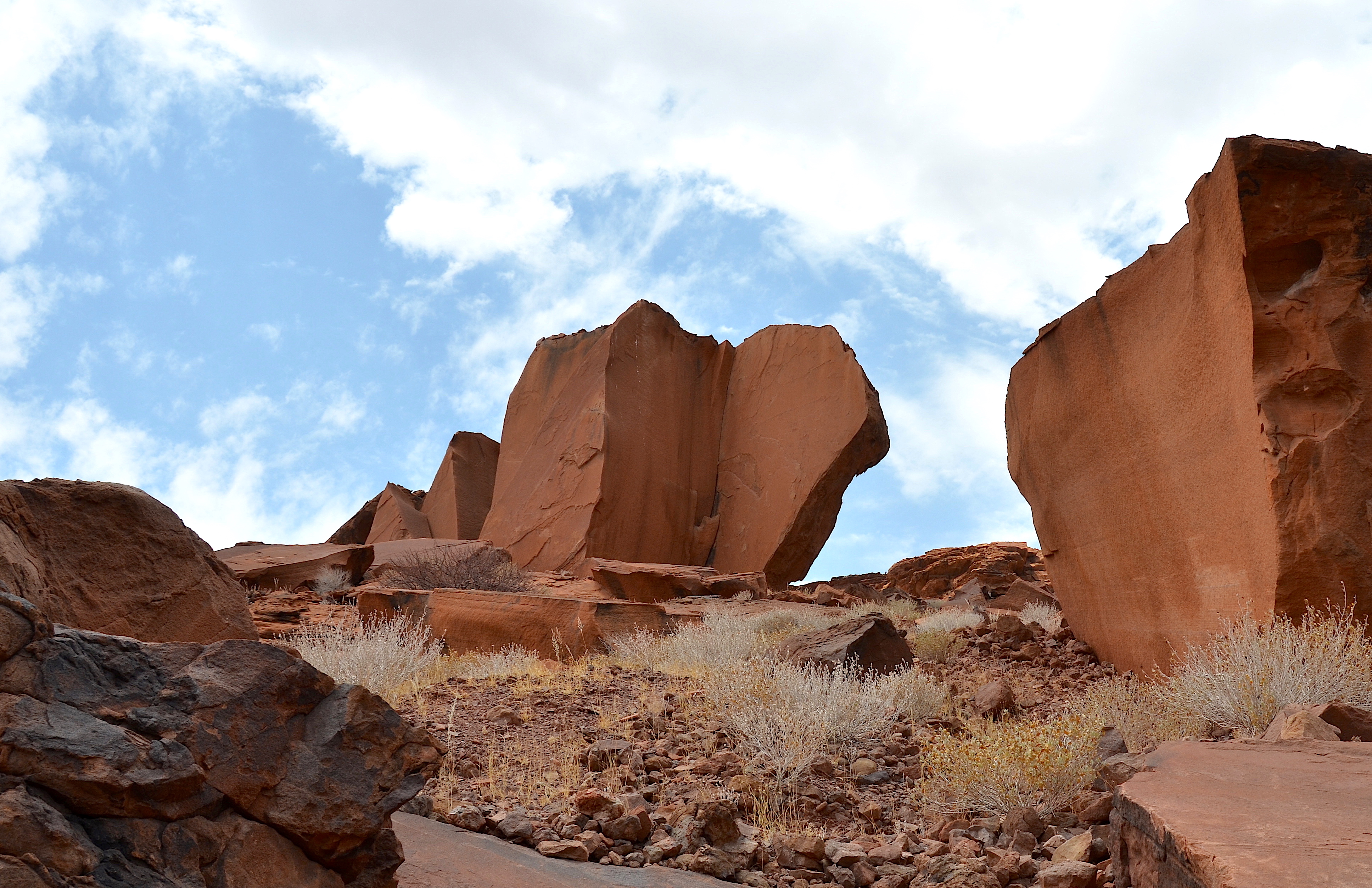 Twyfelfontein landscape in Namibia
